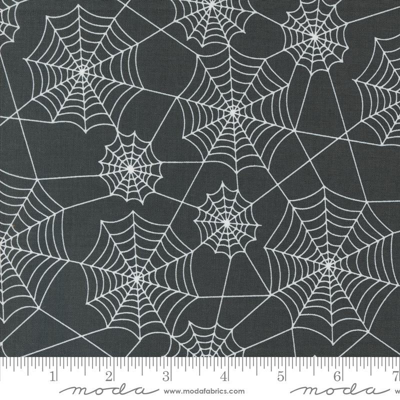 {New Arrival} Moda Hey Boo Spider Webs Midnight