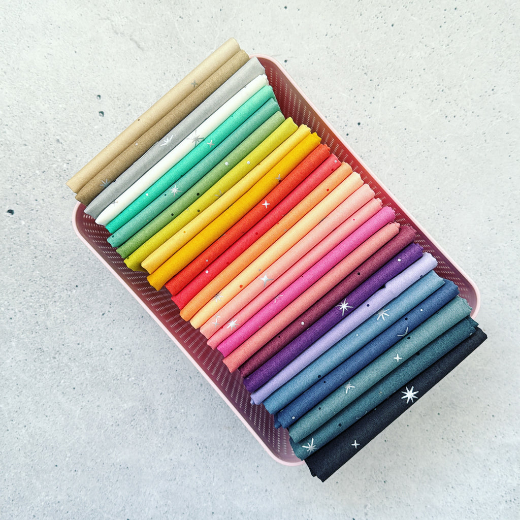 {New Arrival} Moda V & Co Ombre Fairy Dust Metallics Fat Quarter Bundle x 26 Fat Quarters Mixed Set Multi