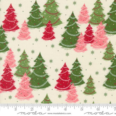 {New Arrival} Moda Once Upon a Christmas Evergreen Christmas Tree Snow