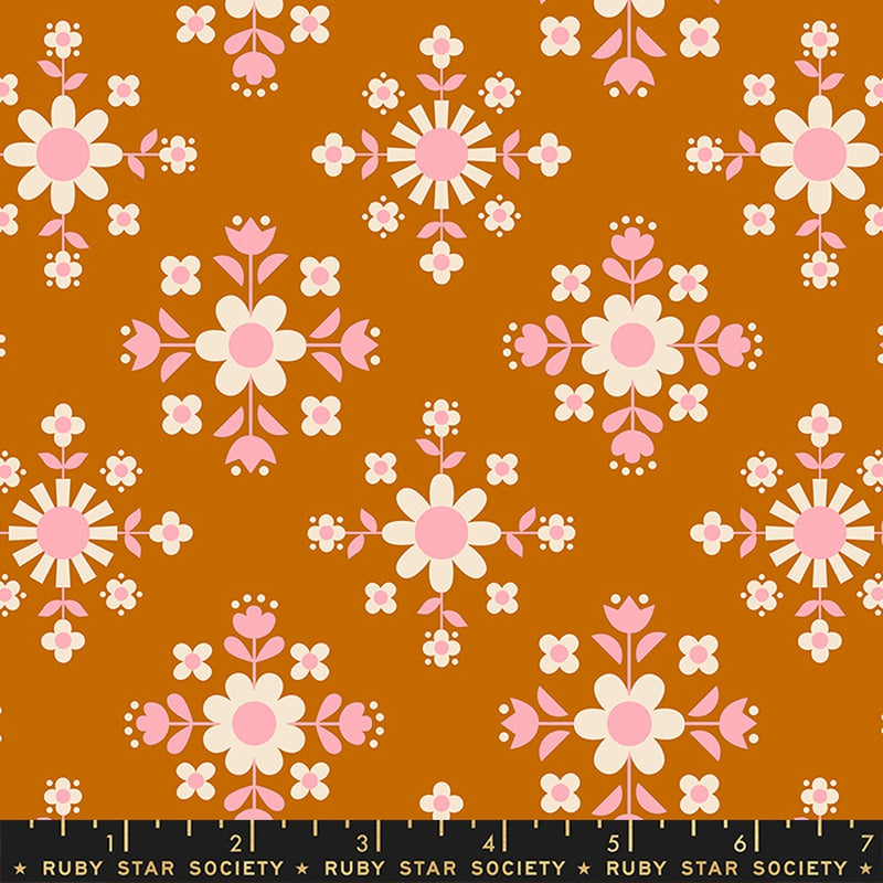 Moda Ruby Star Society Darlings 2 Florametry Saddle FAT QUARTER