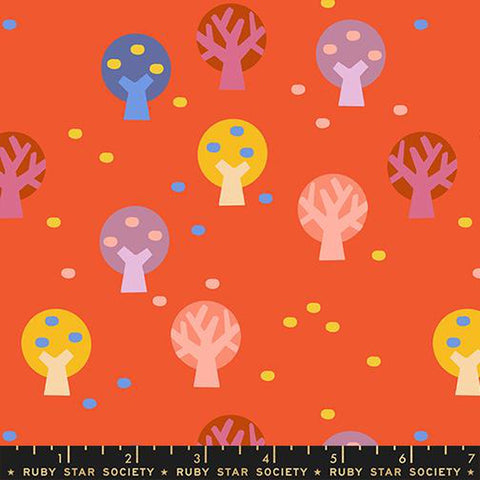 {Pre-Order July} Moda Ruby Star Society Persimmon The Grove Warm Red