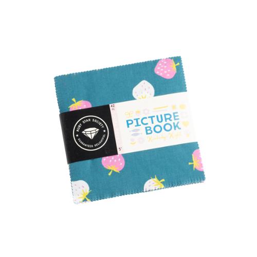 {New Arrival} Moda Ruby Star Society Picture Book Squares 5"