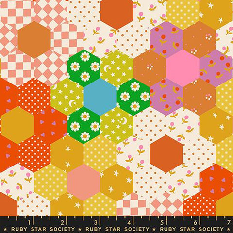 {Pre-Order October} Moda Ruby Star Society Catnap Flower Garden Verdant