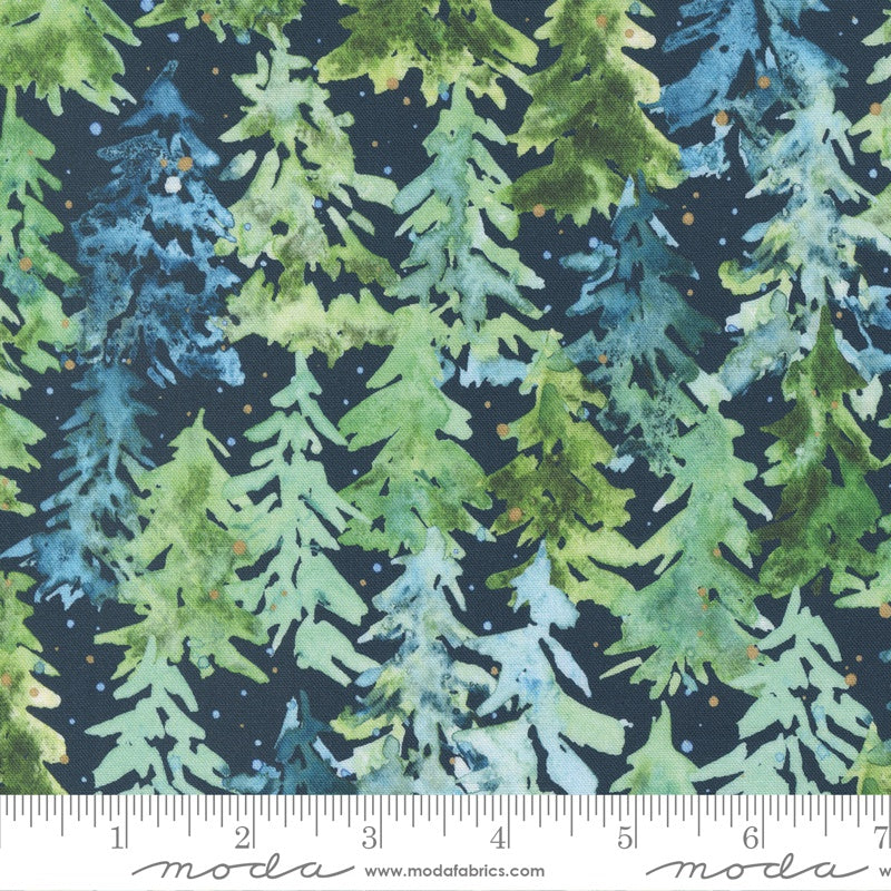 {New Arrival} Moda Create Joy Project Comfort & Joy Winter Pines Midnight