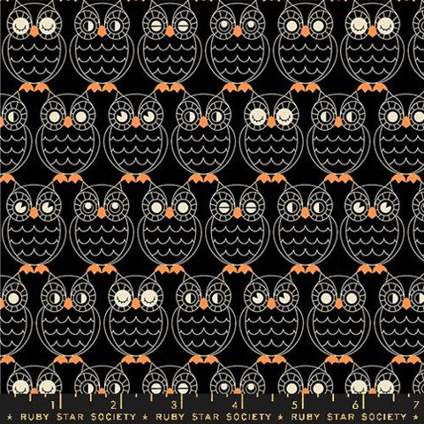 {New Arrival} Moda Ruby Star Society Good Spirits Hoos There Halloween Owls Black