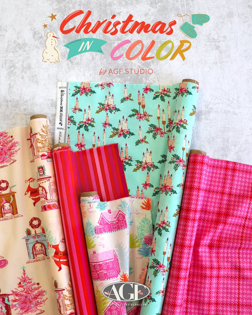 {New Arrival} Art Gallery Fabrics Christmas in Color Fat Quarter Bundle x 15 Fat Quarters