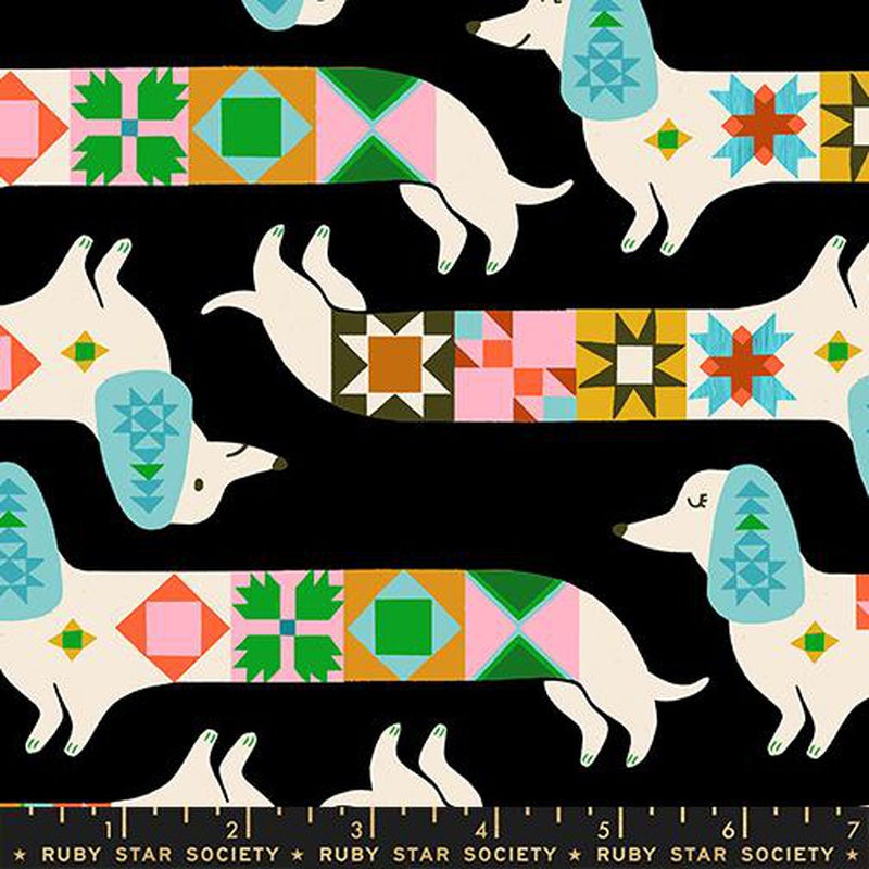 {Pre-Order August} Moda Ruby Star Society 1-800 Notion Quilty Dog Soft Black