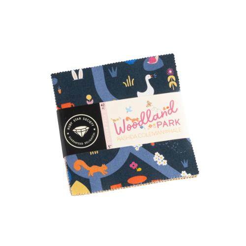 {New Arrival} Moda Ruby Star Society Woodland Park Squares 5"