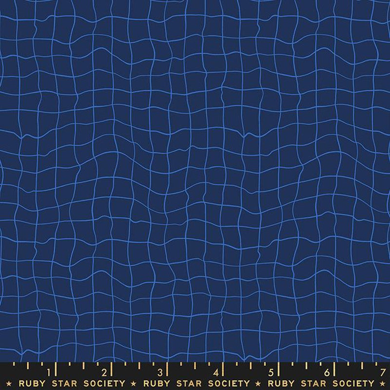 {New Arrival} Moda Ruby Star Society Water Pool Tiles Navy