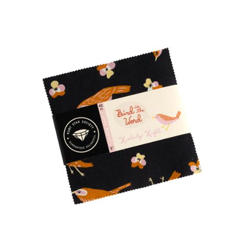{New Arrival} Moda Ruby Star Society Bird is the Word Squares 5"