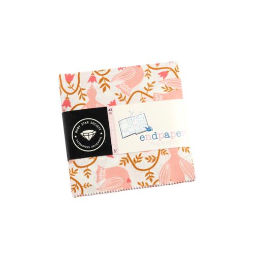 {New Arrival} Moda Ruby Star Society Endpaper Squares 5"