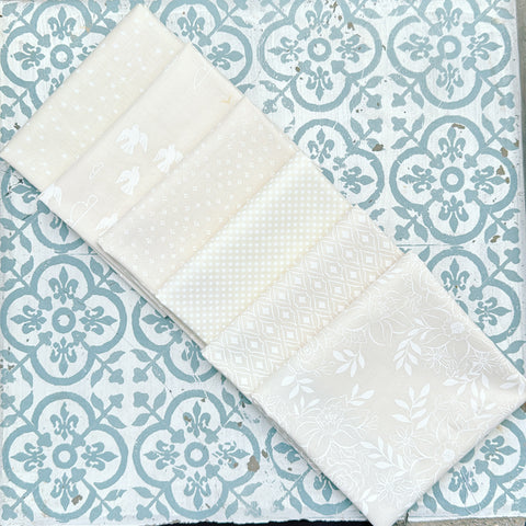 {New Arrival} Moda Ruby Star Society Sampler Curated Fat Quarter Bundle x 6 Natural Prints