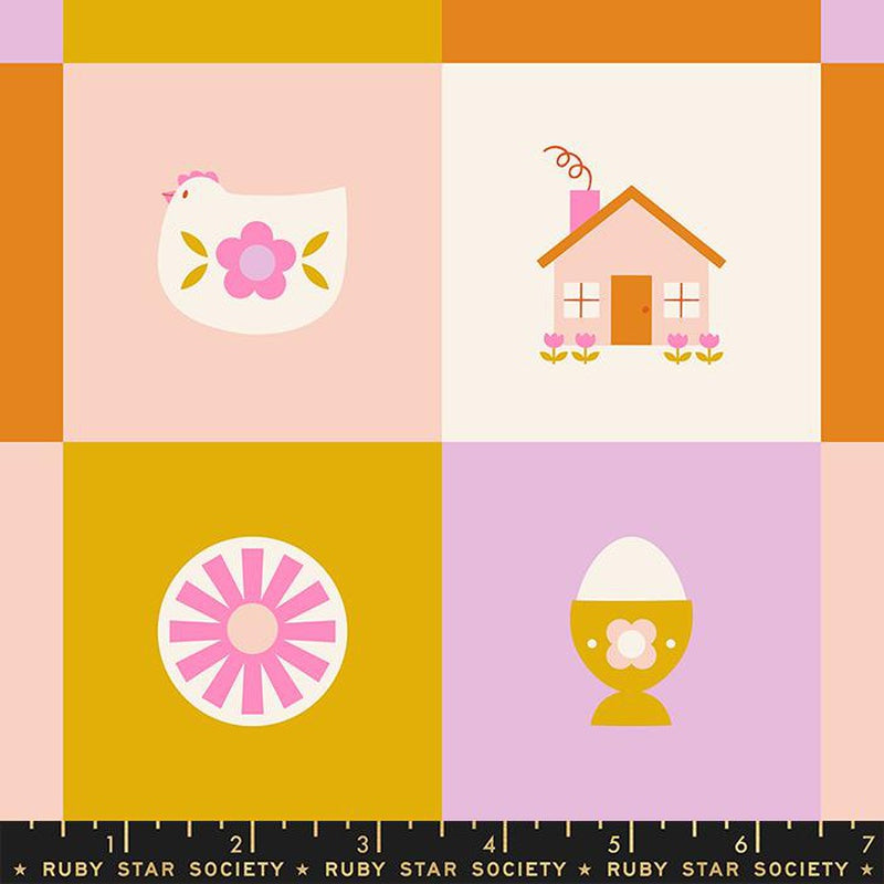 {New Arrival} Moda Ruby Star Society Picture Book Memory Cards Tumeric