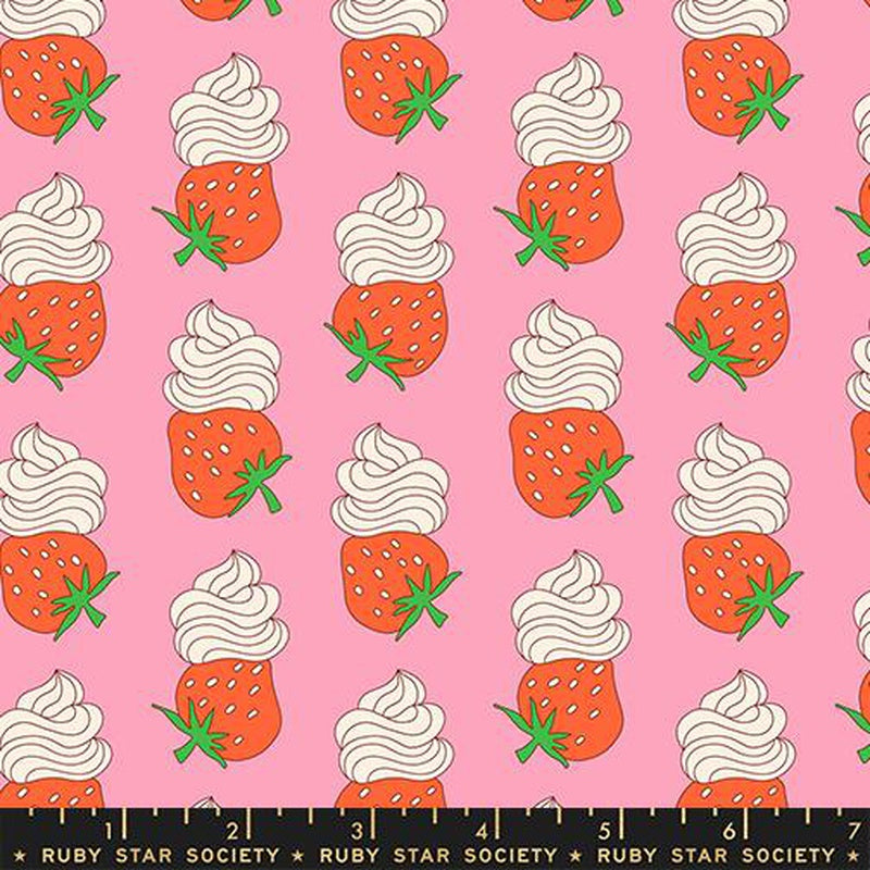 {Pre-Order January} Moda Ruby Star Society Sugar Cone 2 Strawberry Whip Posy