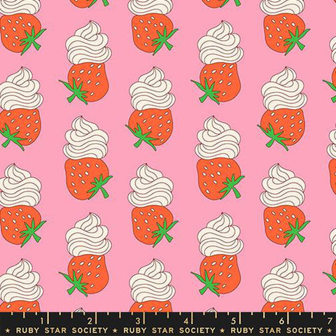 {Pre-Order January} Moda Ruby Star Society Sugar Cone 2 Strawberry Whip Posy