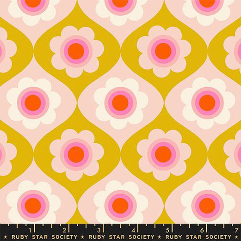 {Pre-Order February} Moda Ruby Star Society Trinketry Trinket Floral Goldenrod