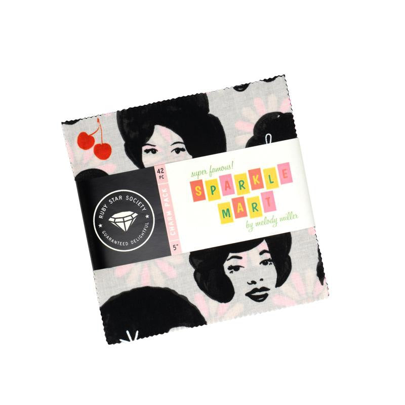 {Pre-Order November} Moda Ruby Star Society Sparkle Mart Squares 5"