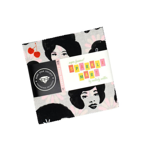 {Pre-Order November} Moda Ruby Star Society Sparkle Mart Squares 5"