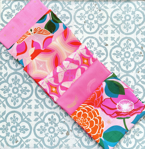 {New Arrival} Moda Ruby Star Society Sampler Curated Fat Quarter Bundle x 6 Peony