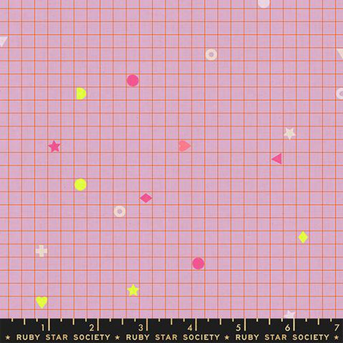{Pre-Order August} Moda Ruby Star Society Lofi Linens Power Grid Wisteria