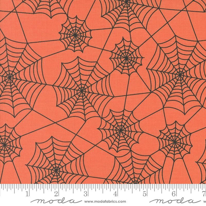 {New Arrival} Moda Hey Boo Spider Webs Soft Pumpkin