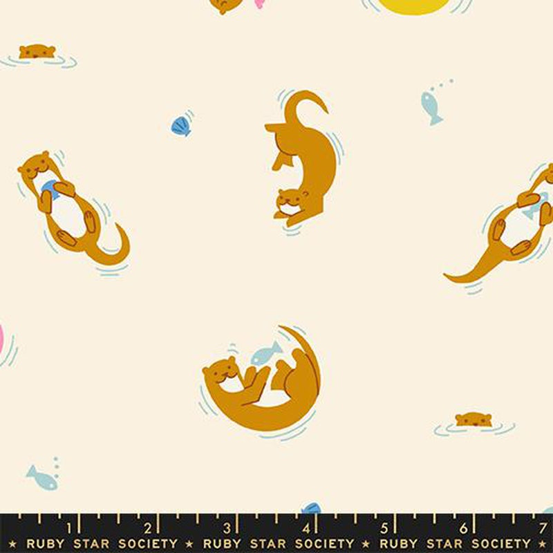 {Pre-Order February} Moda Ruby Star Society Float Otterly- Natural
