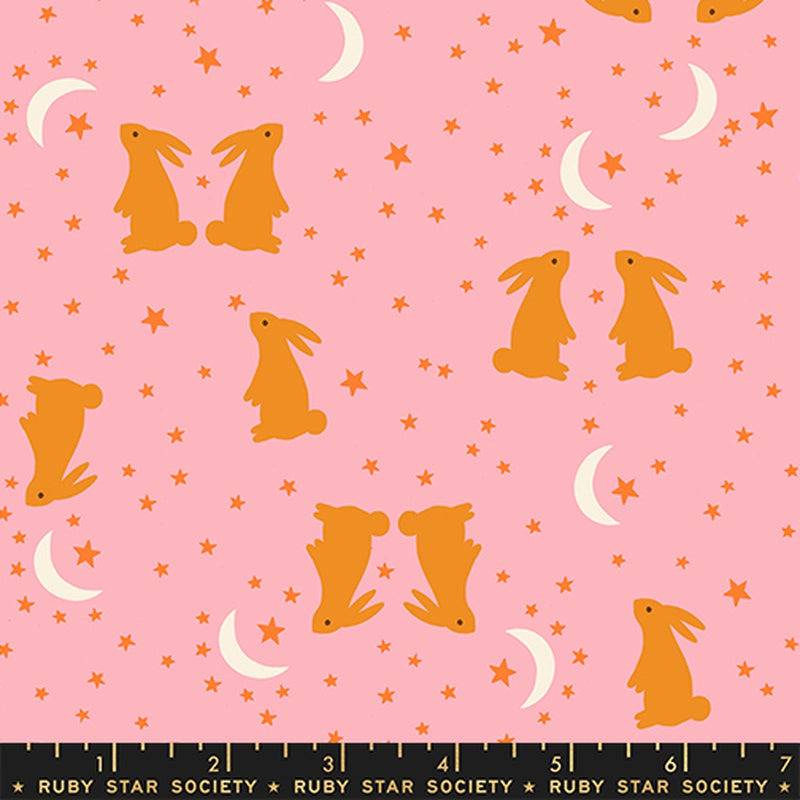 {Pre-Order March} Moda Ruby Star Society Mystic Fable Bunnies Rosebud
