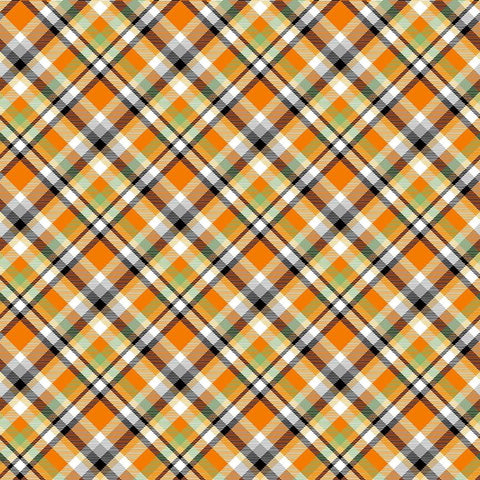 Henry Glass Nights of Olde Salem Bias Plaid Multi Glow in the Dark