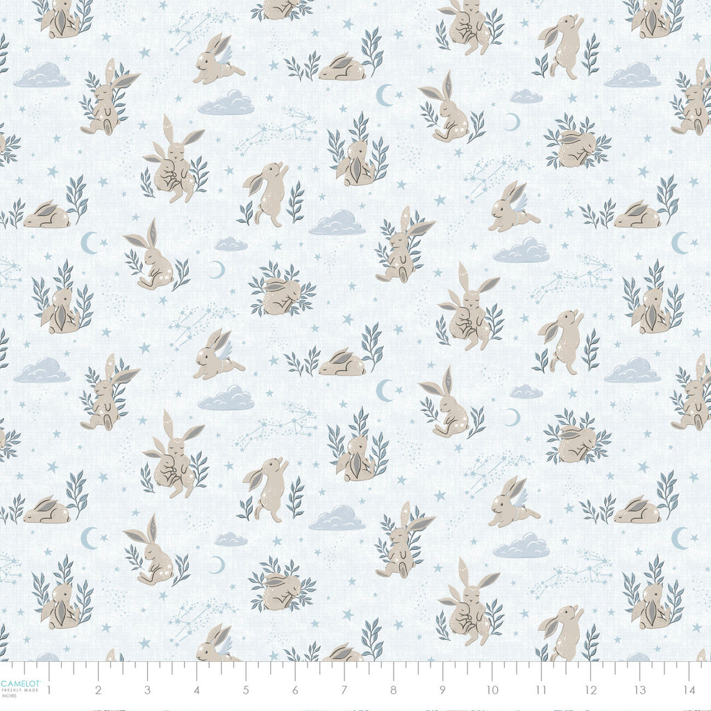 {New Arrival} Camelot Fabrics Bunny Dreams Main in White