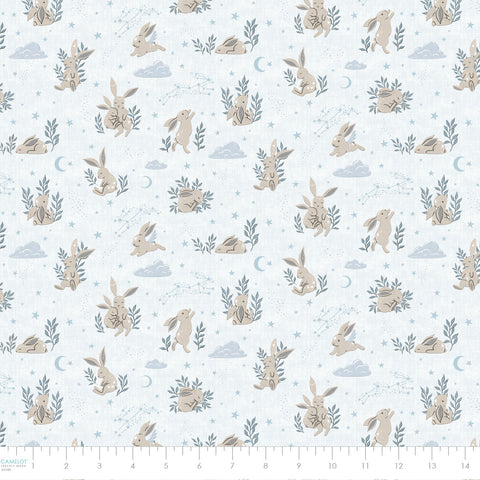 {New Arrival} Camelot Fabrics Bunny Dreams Main in White