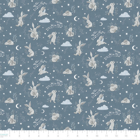 {New Arrival} Camelot Fabrics Bunny Dreams Main in Blue