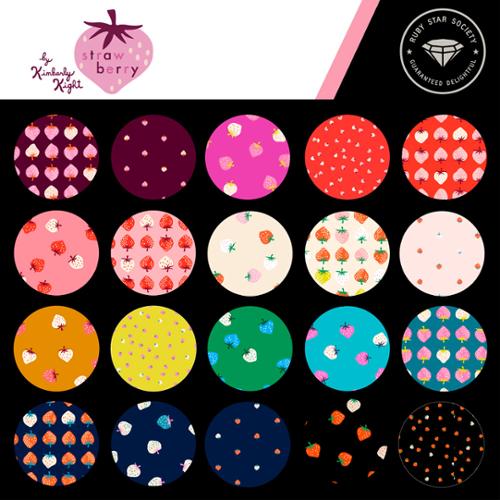 {Pre-Order May/June} Moda Ruby Star Society Strawberry Squares 5"