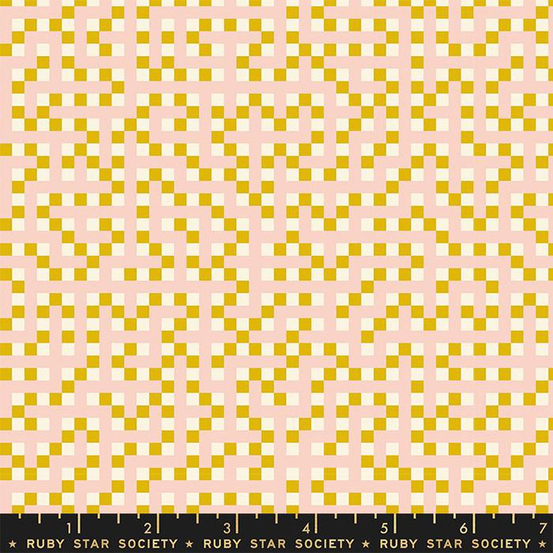 {New Arrival} Moda Ruby Star Society Picture Book Maze Goldenrod