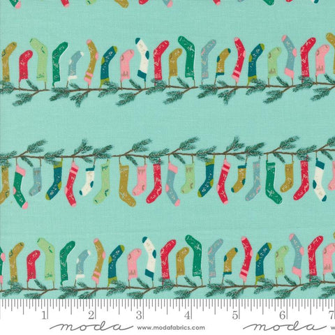 {New Arrival} Moda Cozy Wonderland Stocking Stripe Icicle