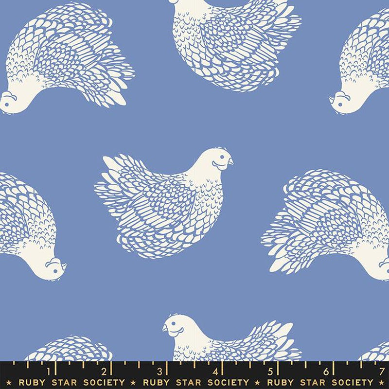 {New Arrival} Moda Ruby Star Society Backyard Chicken Dusk FAT QUARTER