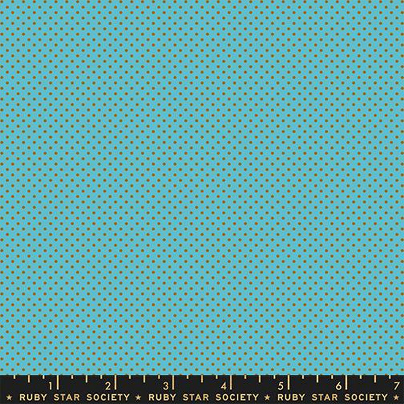 {Pre-Order October} Moda Ruby Star Society Catnap Mini Dot Turquoise