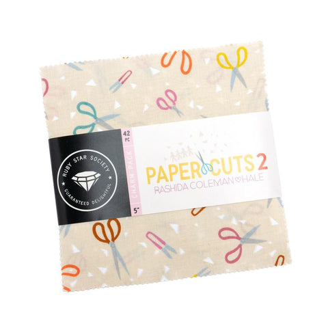 {Pre-Order October} Moda Ruby Star Society Paper Cuts 2 Squares 5"