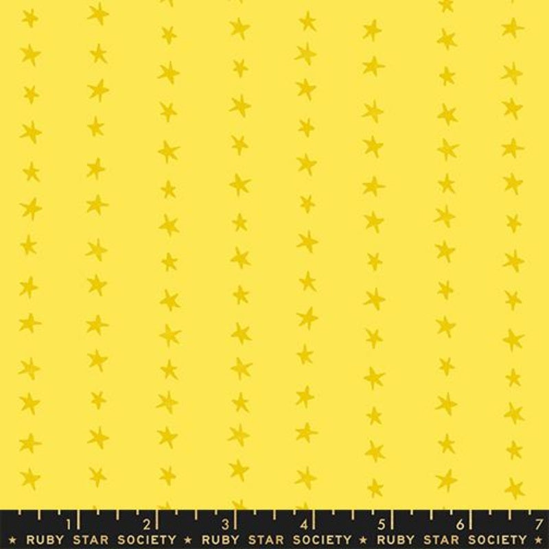 {Pre-Order April} Ruby Star Society Daisy Days - Starry Stripe Chrome Yellow