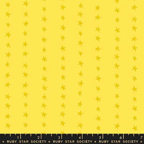 {Pre-Order April} Ruby Star Society Daisy Days - Starry Stripe Chrome Yellow