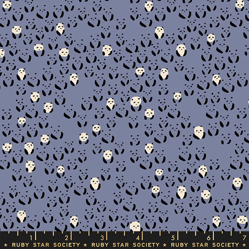 Moda Ruby Star Society Darlings 2 Panda Bebe Denim FAT QUARTER