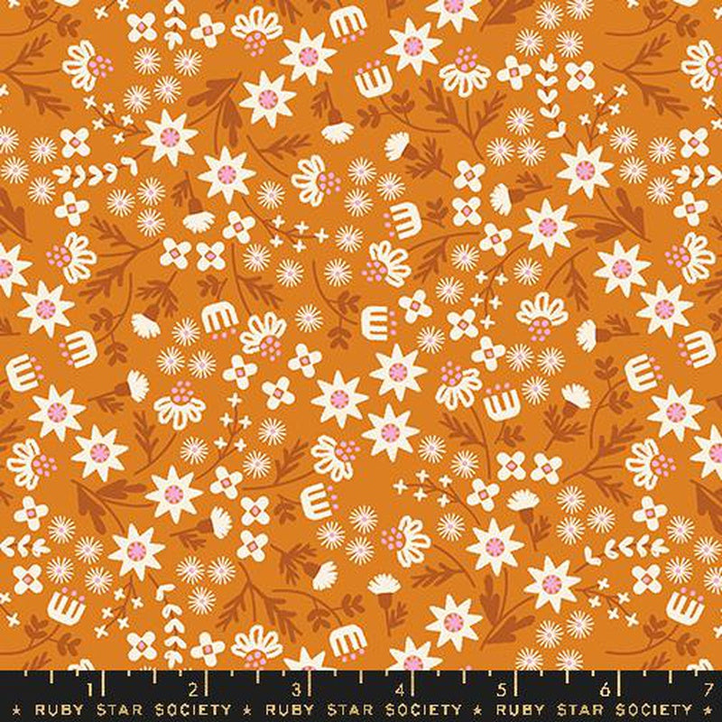 {New Arrival} Moda Ruby Star Society Favourite Flowers Inflorescence Turmeric