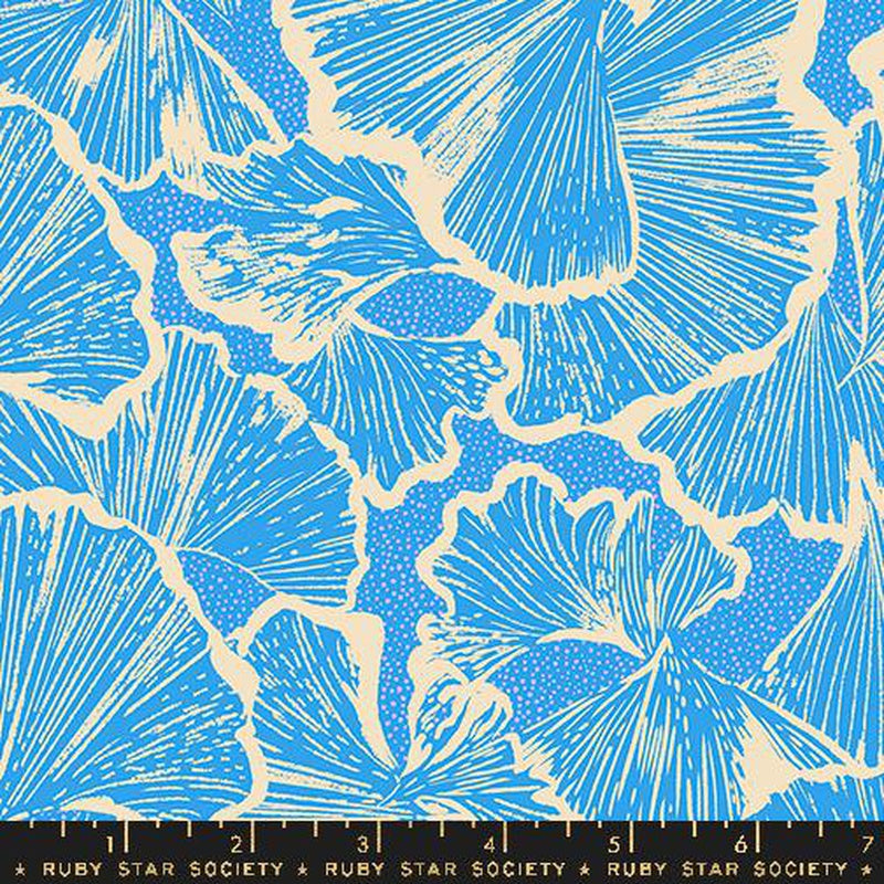 {New Arrival} Moda Ruby Star Society Glow Garden Ginko Lindley Blue