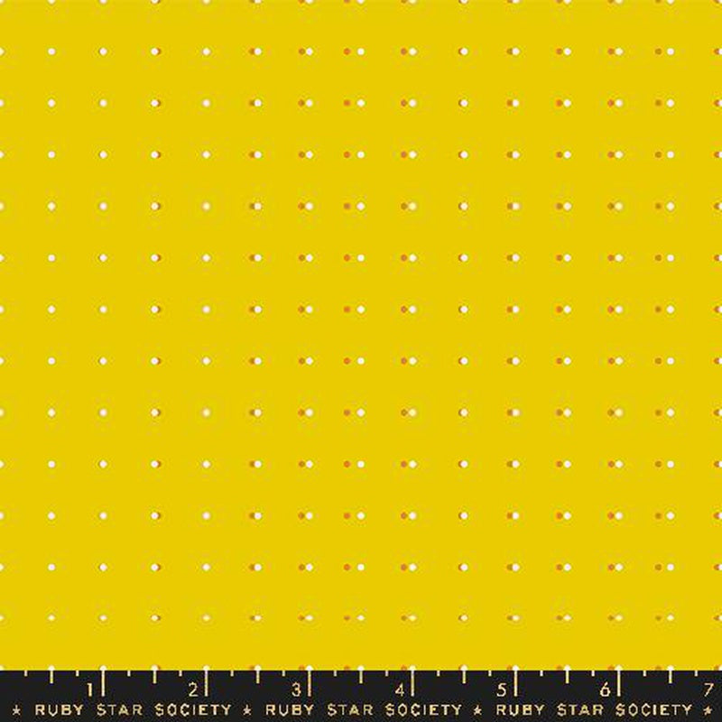 {New Arrival} Moda Ruby Star Society Pivot Double Dots Goldenrod Hour