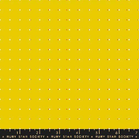 {New Arrival} Moda Ruby Star Society Pivot Double Dots Goldenrod Hour