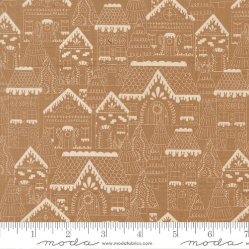 {New Arrival} Moda Fabrics Kiley's Quilt Room Gingerbread Lane Gingerbread Houses Cocoa