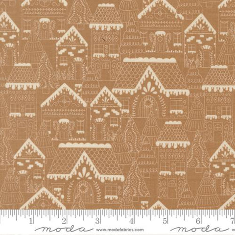 {New Arrival} Moda Fabrics Kiley's Quilt Room Gingerbread Lane Gingerbread Houses Cocoa