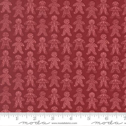 {New Arrival} Moda Fabrics Kiley's Quilt Room Gingerbread Lane Gingerbread Dance Cranberry