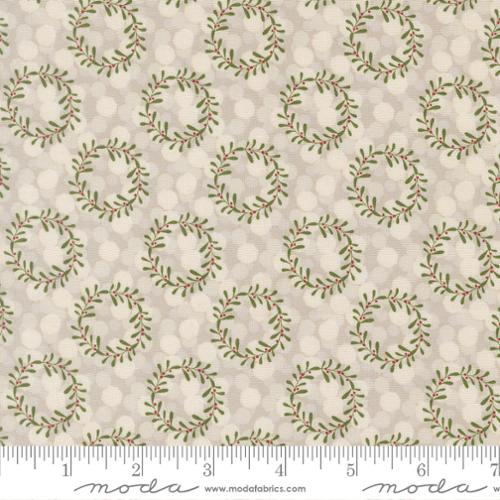 {New Arrival} Moda Fabrics Kiley's Quilt Room Gingerbread Lane Glittering Wreaths Frost