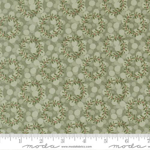 {New Arrival} Moda Fabrics Kiley's Quilt Room Gingerbread Lane Glittering Wreaths Mistletoe