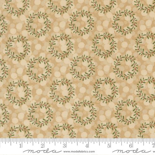 {New Arrival} Moda Fabrics Kiley's Quilt Room Gingerbread Lane Glittering Wreaths Gingerbread